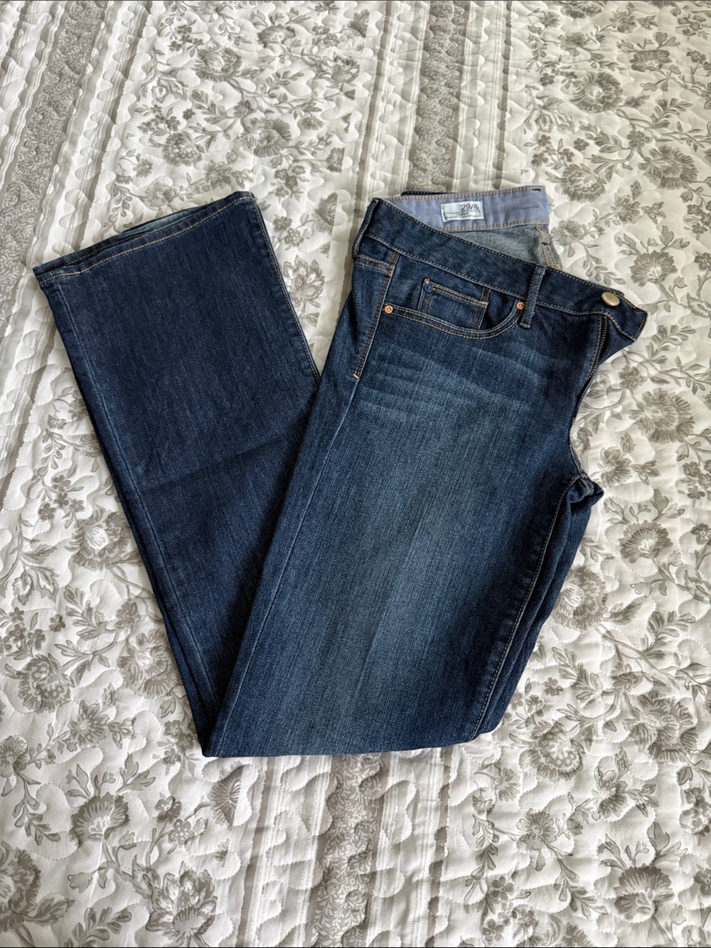 GAP Women's Dark Blue Flare Jeans